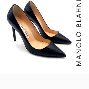 Manolo Blahnik Black Women's Shoes
